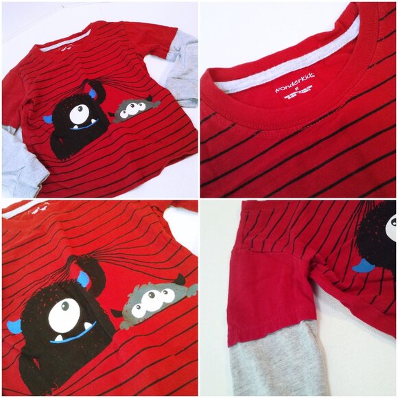 Bulk Lot(4) Boys 2T/3T Marvel Swim Short Mickey PJ-Bottoms Wonderkids LSL Top - Picture 5 of 11